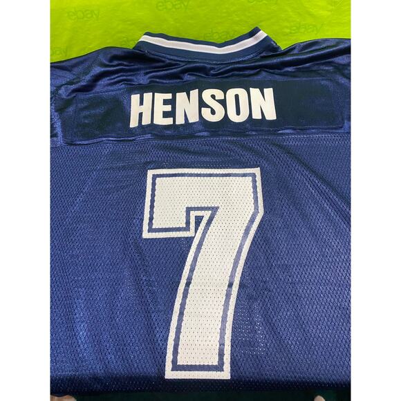 Vintage Rare 2005 DREW HENSON DALLAS COWBOYS #7 QB Reebok XL - Picture 8 of 10